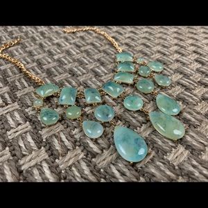 Teal necklace